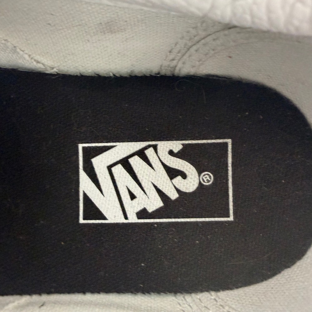 Vans Old Skool Triple White Leather Low Top Skate Shoes Mens 10 Womens 11.5 - Picture 6 of 7